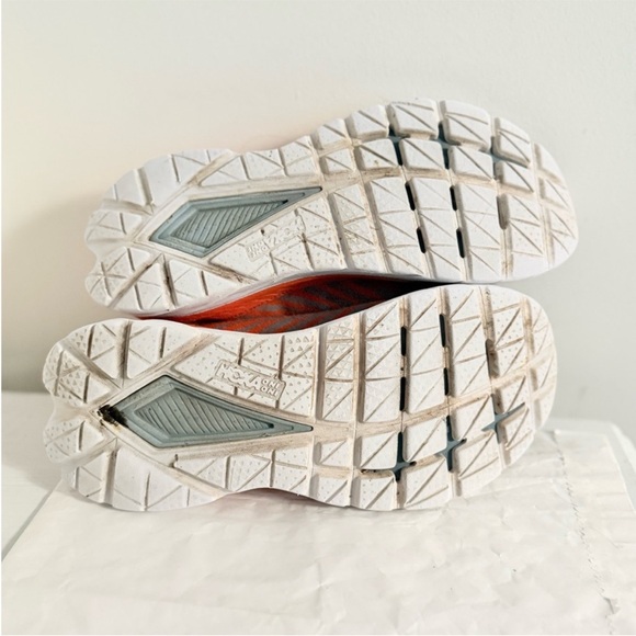 Hoka One One Mach 5 Men’s Mountain Spring Puffin's Bill Blue Orange Size 7D - Picture 9 of 10